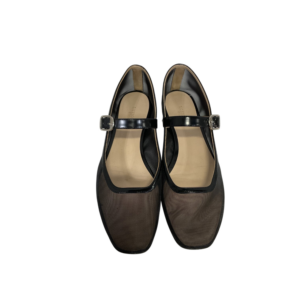 Le Monde Beryl Mesh Black Mary Jane Flats Size 37.5 - Picture 5 of 6